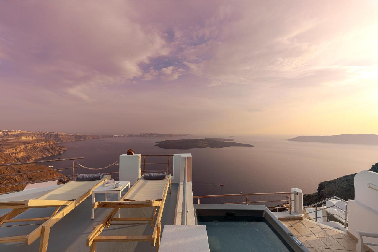 Calderas Hug & Panoramic Sea View - 3 Lux Suites Imerovigli  Exterior foto