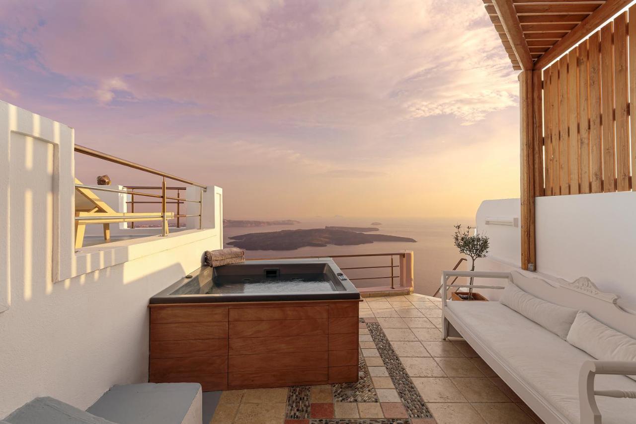 Calderas Hug & Panoramic Sea View - 3 Lux Suites Imerovigli  Exterior foto