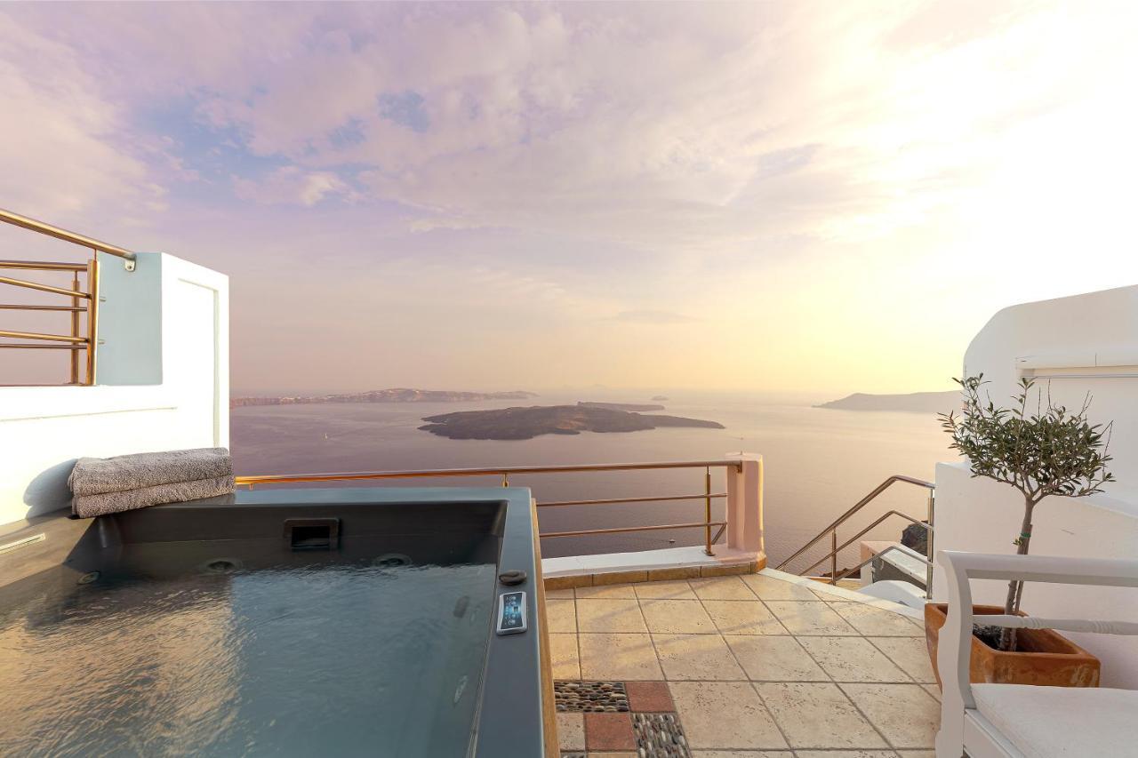 Calderas Hug & Panoramic Sea View - 3 Lux Suites Imerovigli  Exterior foto